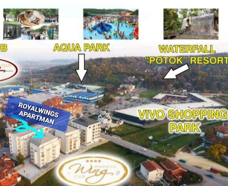 Royalwings Apartman Jagodina Exterior foto